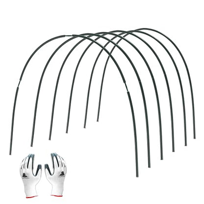 Gardzen Garden Hoops for Raised Beds - size: 5.7 ft x 6pcs
