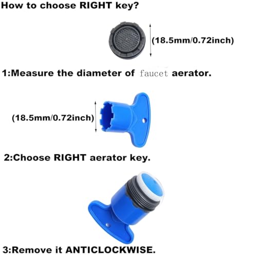 Aerator Wrench, Faucet Aerator Key, Removal Wrench Tool