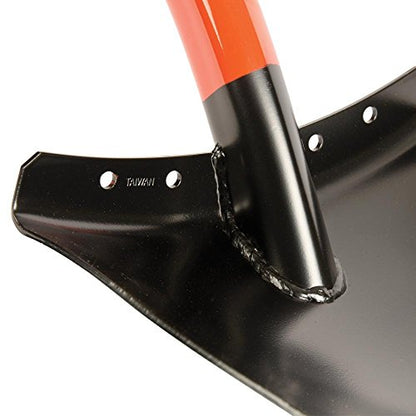 A.M. Leonard Round Point Shovel, 48 Inch Tubular Alloy Steel Handle