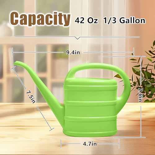 ZXJ Small Plant Watering Can - 1/3 Gallon - Green - color: Green