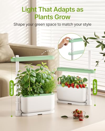 SUNCOZE Hydroponics Growing System Kit with 3 Pods for Beginners