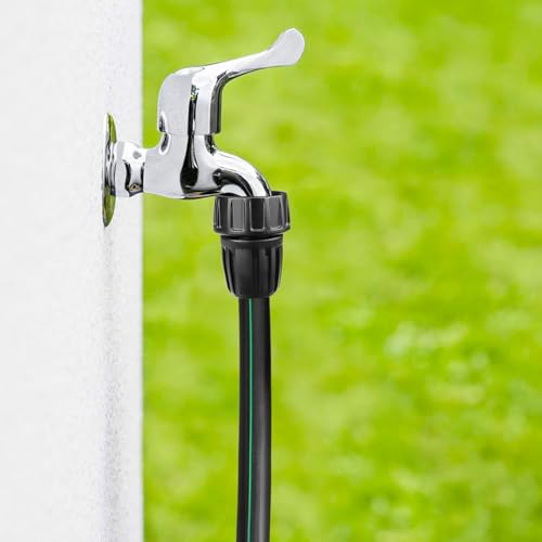Gardrip 3/4 Inch Female Pipe Thread to 1/2 Inch Drip Irrigation Tubing Adapter: 6 Pieces 1/2 In. Barbed Drip Line x 3/4 In. Faucet PVC Adapter Connect 3/4" FHT Faucet Garden Hose - size: 3/4" to 1/2" Faucet Adapter-6P