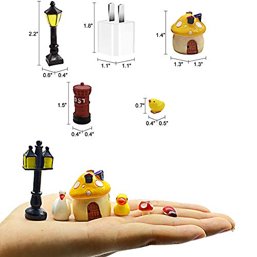 Dracarys Selected 100 Pcs Fairy Garden Accessories, Mini Resin Animals, Miniature Figurines, Micro Landscape Ornaments Kit, Garden DIY Animals, Environmental Resin, Forest Encounters - style: 100-Forest Encounters