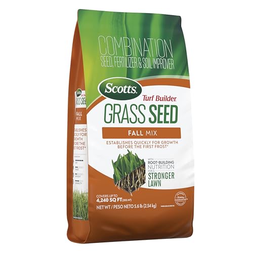Scotts Turf Builder Grass Seed Fall Mix, 5.6 lbs. - size: 5.6 lb