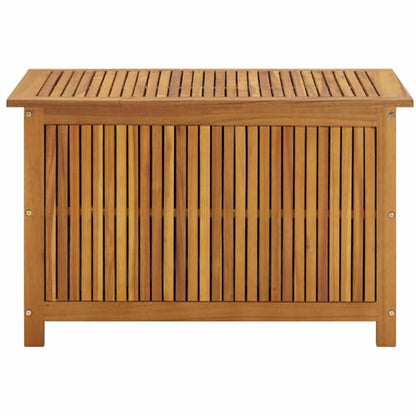 vidaXL Garden Storage Box 35.4"x19.7"x22.8" Solid Wood Acacia - size: 35.4" x 19.7" x 22.8"