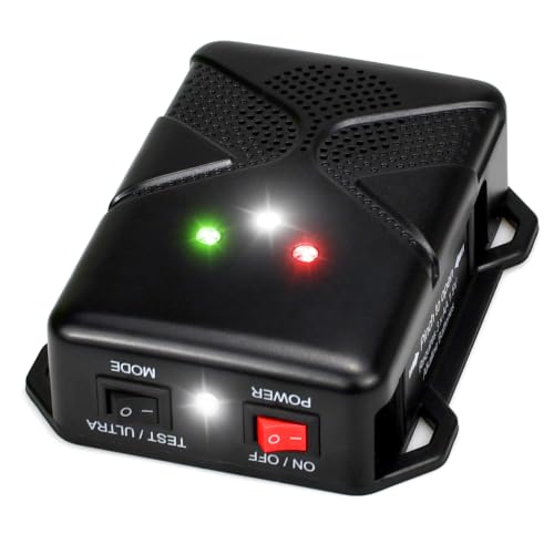 Loraffe Under Hood Animal Repeller Ultrasonic Rodent Repellent for Vehicle