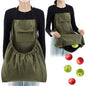 Maiteenly Gardening Apron with Release Pockets, Green Classic