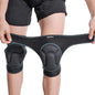 Knee Pads for Men & Women, Strap on Kneepads Adjustable, Blue Edge S 1 Pair - color: Black Background Blue Edge, size: Small