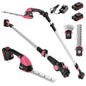 MZK 2-in-1 21V Cordless Hedge Trimmer for Garden,Lawn,Yard
