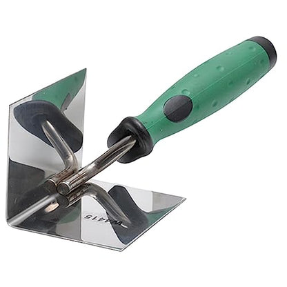 Drywall Corner Tool - Inside Corner Trowel Stainless Steel - size: internal