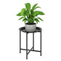Bamworld Plant Stand Indoor Tall Plant Table Outdoor Plant Stool - color: Black
