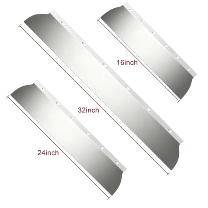 16+24+32 Inch Drywall Skimming Replacement Blades Set, 0.38mm Thick Professional Plaster Knife - size: Replaceable-Blade-16“+24”+32“