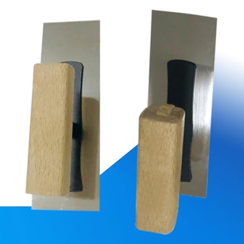 Stainless Steel Mini Trowel - Square Type, Length 120mm(4.8") x Width 43mm(1.72"), Thickness 0.3mm, Art Paint Plastering Hand Tool, Finishing Trowel - size: square