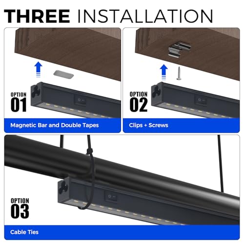 Barrina T5 Grow Lights, 2FT 80W(8 x 10W) Black Cover, 5000K White, 8 Packs - color: White, size: 2ft-black Cover