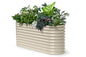 30" Extra Tall Raised Garden Bed, 6x2x2.5 ft Galvanized Planter Box - color: Beige, size: 6x2x2.5ft