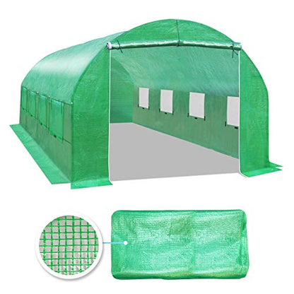 BenefitUSA Replacement Cover for Greenhouse (20'x10'x7') - size: 20'x10'x7'