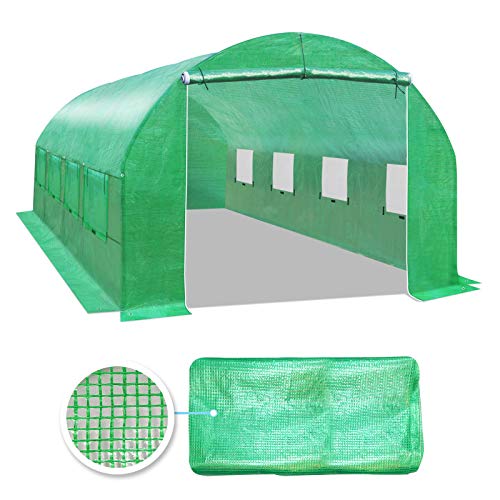 BenefitUSA Replacement Cover for Greenhouse (20'x10'x7') - size: 20'x10'x7'