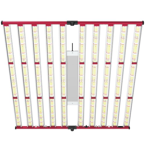 AGLEX 1000W LED Grow Lights, Full Spectrum Grow Light with UV IR, Daisy Chain Plant Bar Style Grow Light Foldable & Dimmable for Indoor Growing Commercial Hydroponic Growing Lamp 6x6ft Core Coverage - size: XXXL(M1000)