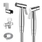 Arofa 2 Pack Handheld Bidet Sprayer for Toilet, Adjustable Water Pressure - color: Brushed Nickel, size: 2 Pack