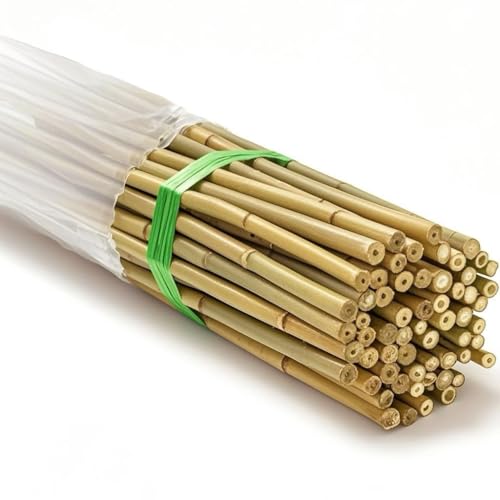 50 Pcs Bamboo Stakes for Plant 6 Feet (70.8 inch), Garden Bamboo Plant Stakes for Plants Support, Climbing Plants, Tomatoes, Sunflowers, Beans, Potted Plants, Trees - size: 6ft-50 Pcs