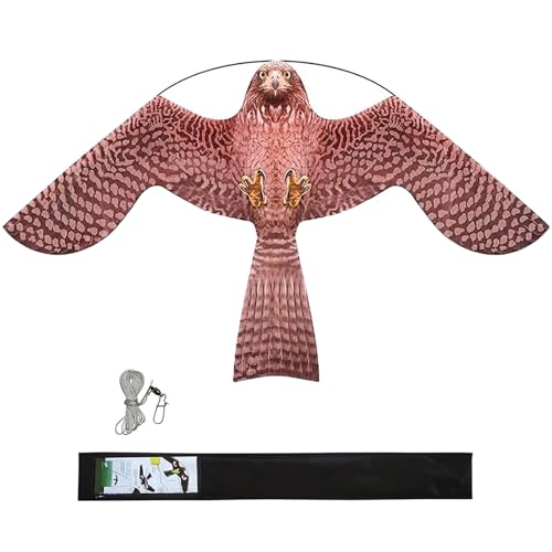 Bird Scarer Kite Without Pole Bird Hawk Flying Kite-Style A - color: style A-no pole