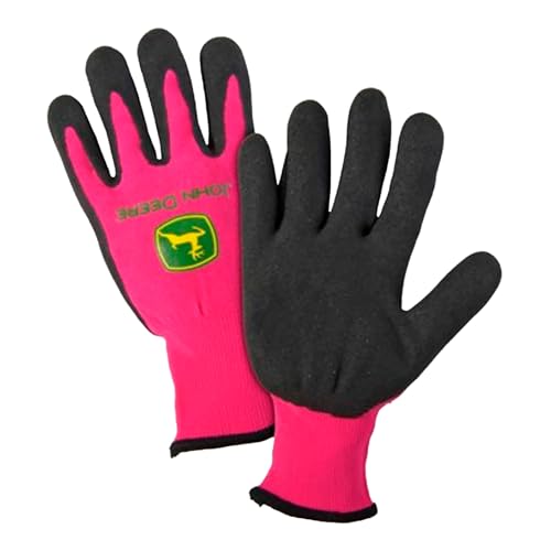 John Deere Nitrile Foam Palm Dipped Gloves LP42427