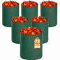 Reusable Yard Waste Bags,6 pack,72 Gallon,Extra Durable