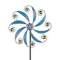Stargarden Wind Spinner, Metal Outdoor Wind Sculptures & Spinners - color: Small-blue