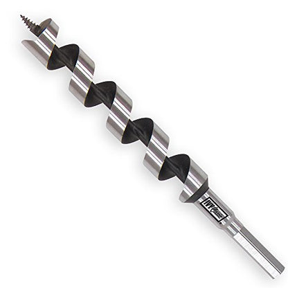 IVY Classic 46216 1 x 7-1/2-Inch Power Auger, High-Carbon Steel, 1/Tube - size: 1" Diameter, style: 7-1/2" Length