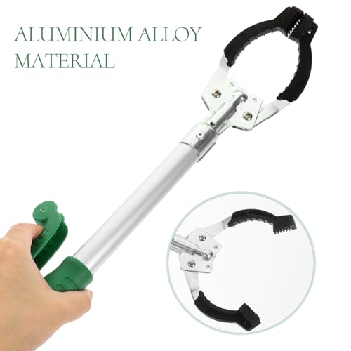 Balacoo Grabber Reacher Tool, Compact 15.7" Ergonomic Short Reacher Grabber