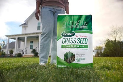 Scotts Turf Builder Grass Seed Tall Fescue Mix, 16 lbs. - size: 16 lb.