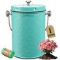 AOSION Countertop Compost Bin Kitchen,Odorless Indoor Compost Bin with Lid - color: Light Green
