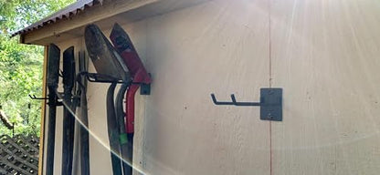 4-Pack Solid Steel Garage Wall Hooks for Tools