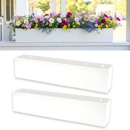 LaLaGreen Wall Planters for Outdoor Plants (30in, 2 Pack) Window Flower Pot - size: 36" x 2 Pack