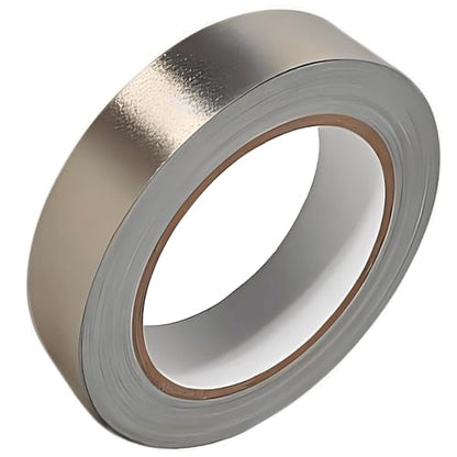 Faraday Fabric Tape 1inch x 50 Feet Double Conductive High Temp Cloth Tape for Electrical Connection, EMI Shielding, Wire Harness Wrap, ESD Grounding, Display Repair, Cable Interference Blocking - size: 1 Inch x 50 Feet