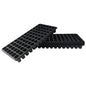 RooTrimmer Deep 72 Cell Seedling Trays, Thick Durable 72 Cell Plug Tray Big Cell Seed Trays for 1020 Flat Trays Germination (10-Pack, 21.25"×11", 2.36" Height, High) - color: Black, size: 72 Cells-Deep-10P