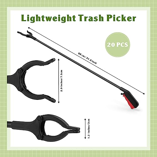 Norme 20 Pcs Grabber Reacher Tool Bulk 31.5"