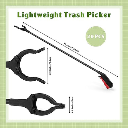 Norme 20 Pcs Grabber Reacher Tool Bulk 31.5"