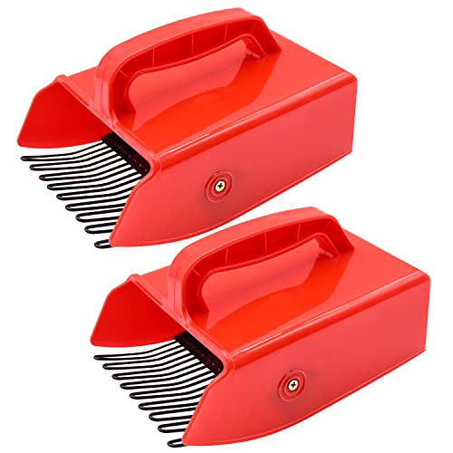 2 Pack Berry Pickers, with Metallic Comb and Ergonomic Handle - color: 2 pack
