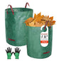 2 Pack 132 Gallon Extra Large Yard Waste Bags - size: 2-Pack Bags & 1 Pair of Gloves