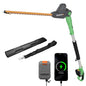 WORKPROX 20V Cordless Pole Hedge Trimmer, 9.2-Ft Reach, 11-Angle Head