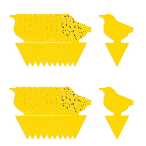 Sticky Gnat Traps for Indoor Plants — 20 PCS Yellow Sticky Traps - color: Color I-20PCS