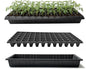 RooTrimmer 10 Pack 1020 Seed Starter Trays and 10 Pcs 72 Cell Plug Trays, Thick Durable Seedling Plastic Nursery Tray for TD538 1020 Tray Germination (10 Sets) - size: 72 Cells-shallow
