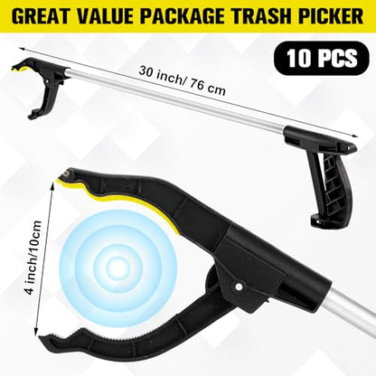 Sabary 30 Pcs 30" Grabber Reacher Tool Trash Pickers Bulk Pickup Upper