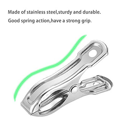 80Pcs Garden Clips for Netting, 2 Inch Metal Greenhouse Clamps