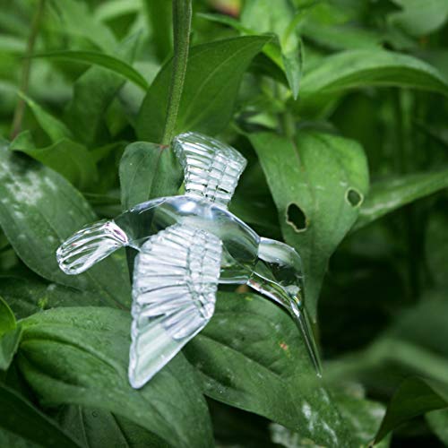 QIDEA Outdoor Solar Hummingbird Garden Stake Light for Outside Yard Decor