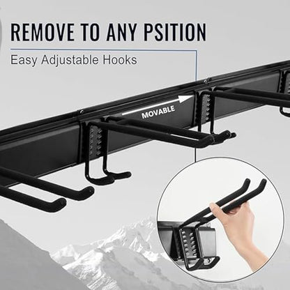 Garage Wall Organizer-Garden Tool Rack Wall Mount