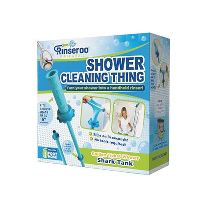 Rinseroo Shower Cleaning Thing Slip-On Handheld Hose Attachment