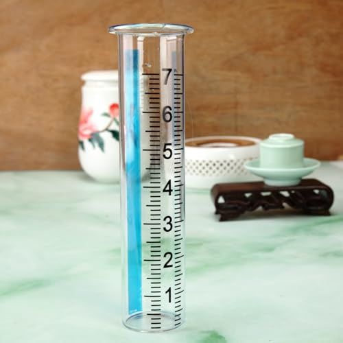 BinaryABC 8.3" Glass Rain Gauge Replacement Tube, Outdoor Rain Meter