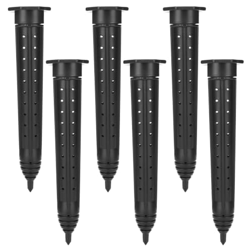 Briwooody 6 Pack Garden Watering Stake Deep Root Irrigation Spike, 12 Inch - size: 12 Inch